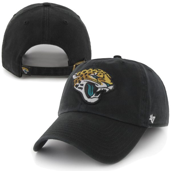 47 brand jacksonville jaguars new logo clean-up adjustable slouch hat – black Collection – Jaguars Jerseys & Hats for Every Fan