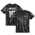 girls youth trevor lawrence black jacksonville jaguars sequin v-neck fashion jersey Collection – Jaguars Jerseys & Hats for Every Fan