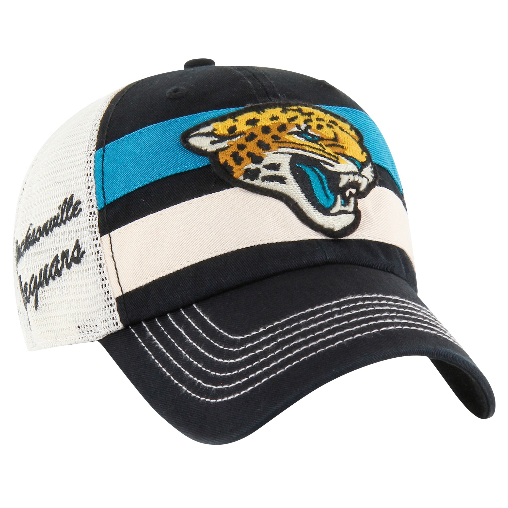 mens 47 black jacksonville jaguars clubhouse boon clean-up trucker adjustable hat Collection – Jaguars Jerseys & Hats for Every Fan