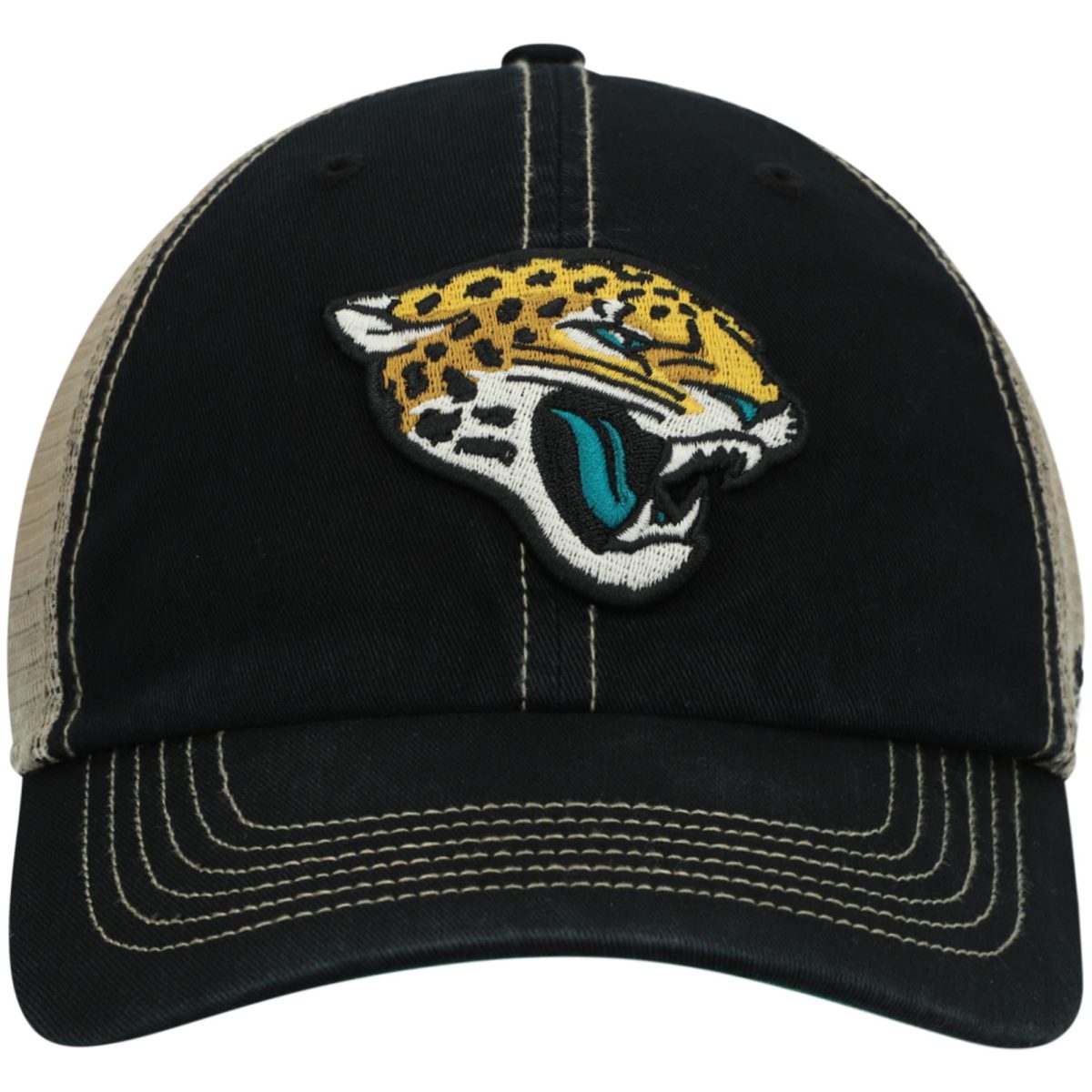 mens 47 blacknatural jacksonville jaguars trawler trucker clean up snapback hat Collection – Jaguars Jerseys & Hats for Every Fan