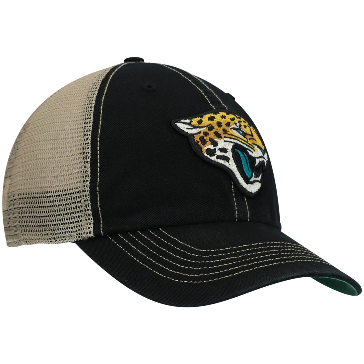 mens 47 blacknatural jacksonville jaguars trawler trucker clean up snapback hat Collection – Jaguars Jerseys & Hats for Every Fan