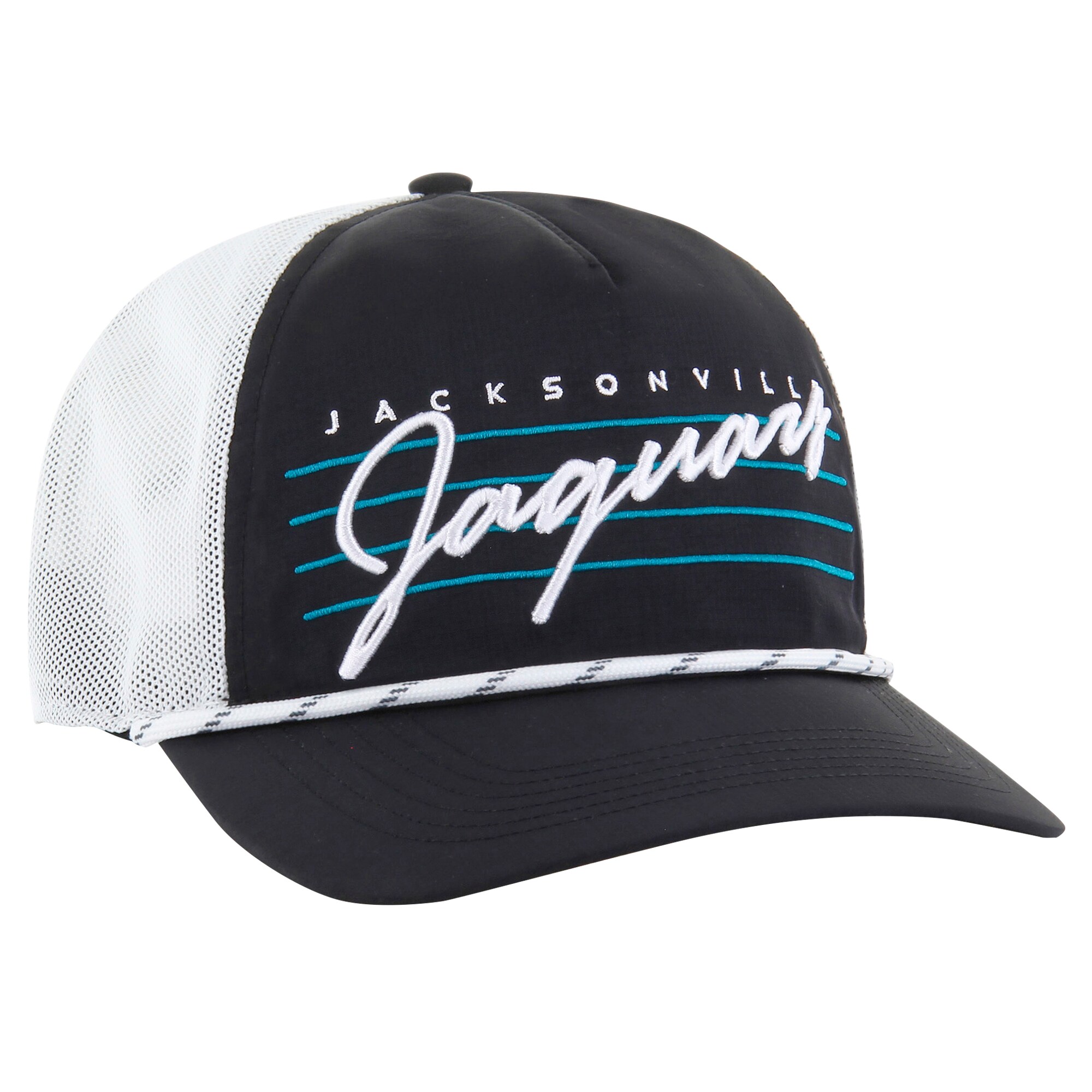 mens 47 blackwhite jacksonville jaguars downburst relaxed hitch trucker adjustable hat Collection – Jaguars Jerseys & Hats for Every Fan