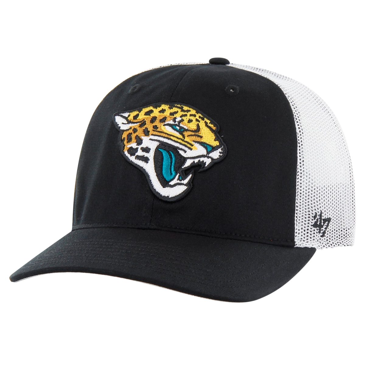 mens 47 blackwhite jacksonville jaguars team unstructured trucker adjustable hat Collection – Jaguars Jerseys & Hats for Every Fan