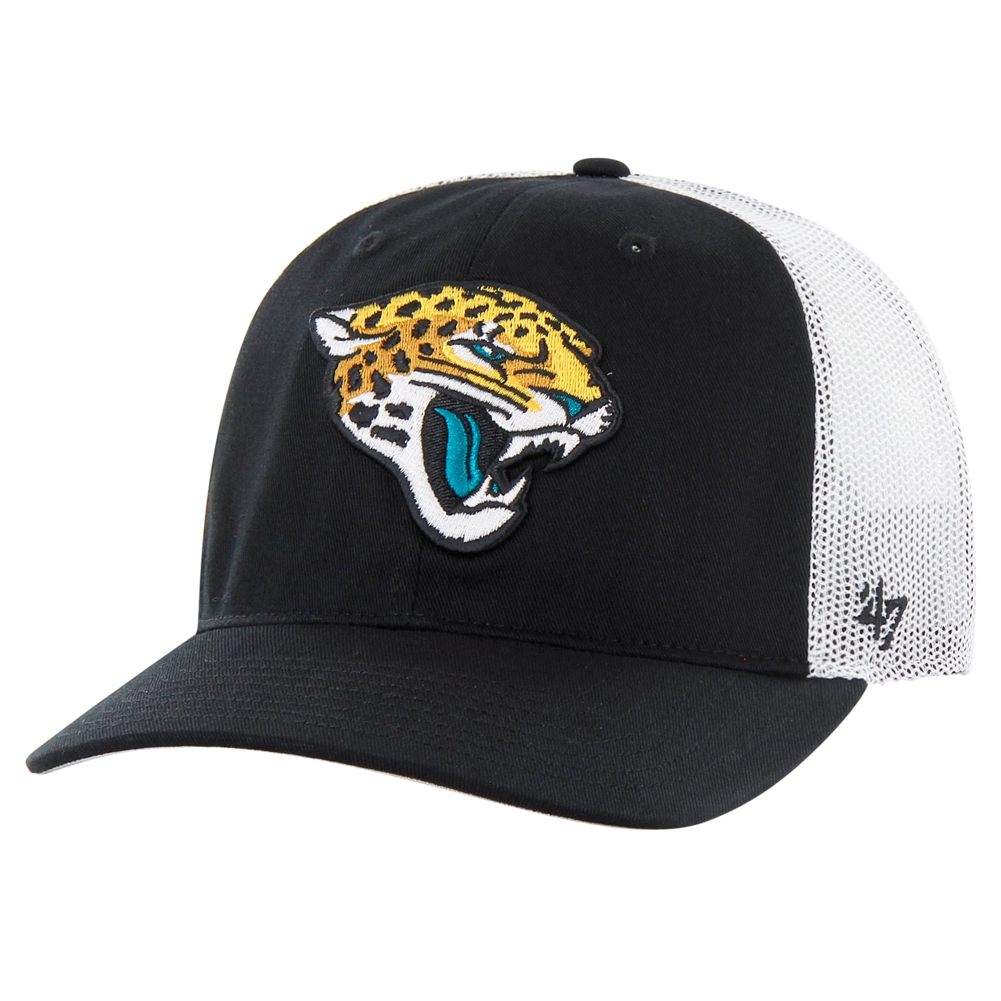 mens 47 blackwhite jacksonville jaguars team unstructured trucker adjustable hat Collection – Jaguars Jerseys & Hats for Every Fan