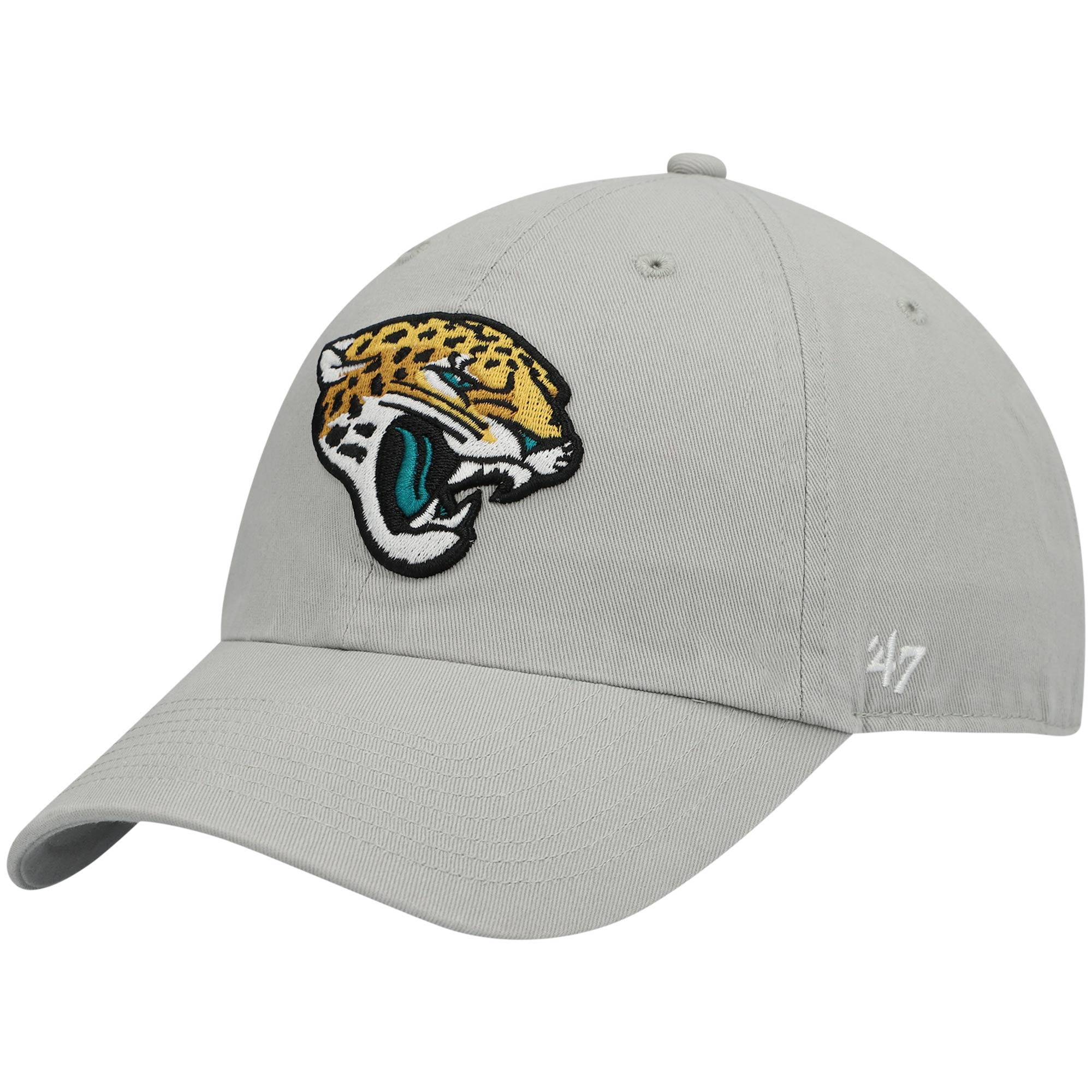 mens 47 gray jacksonville jaguars logo clean up adjustable hat Collection – Jaguars Jerseys & Hats for Every Fan