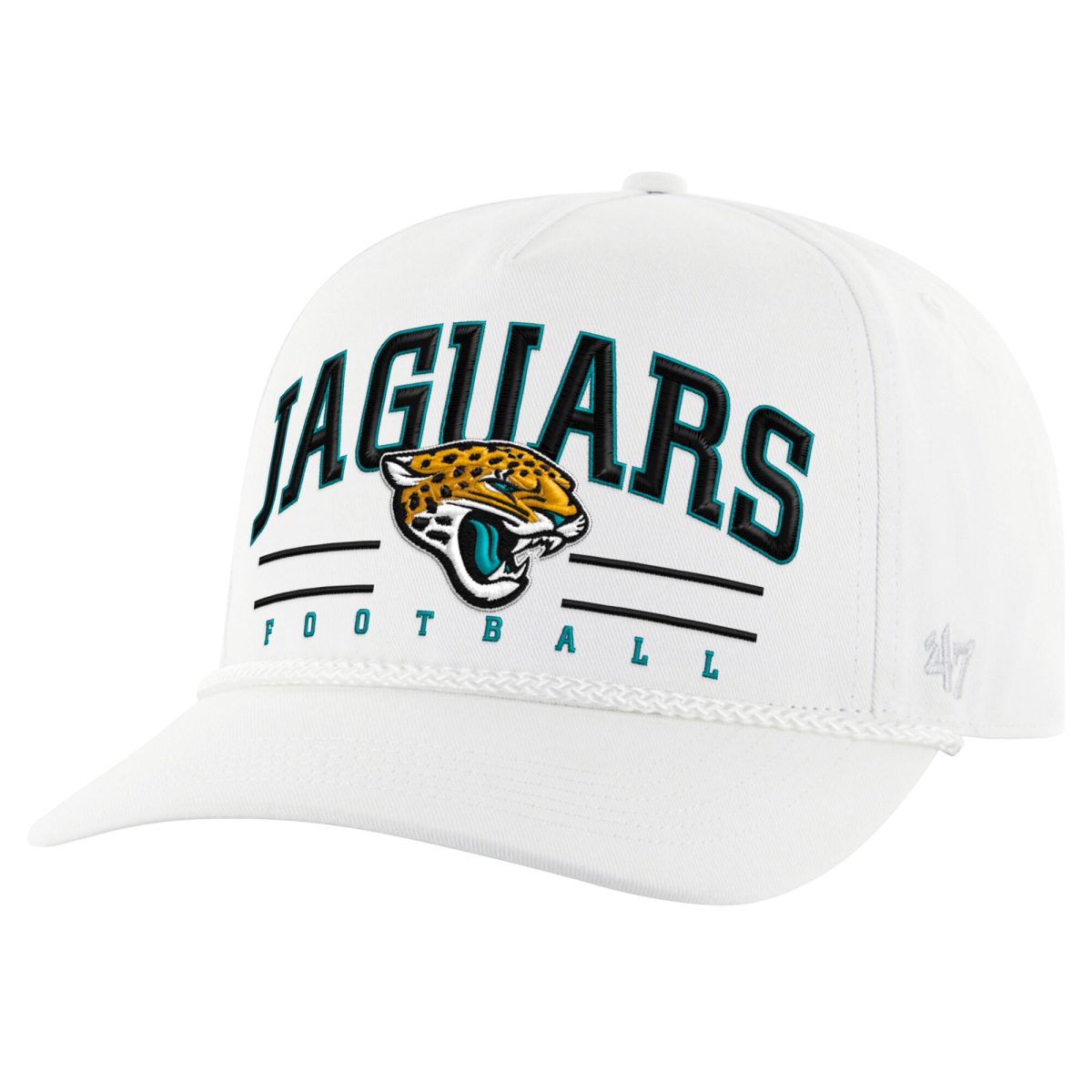 mens 47 white jacksonville jaguars roscoe hitch rope adjustable hat Collection – Jaguars Jerseys & Hats for Every Fan