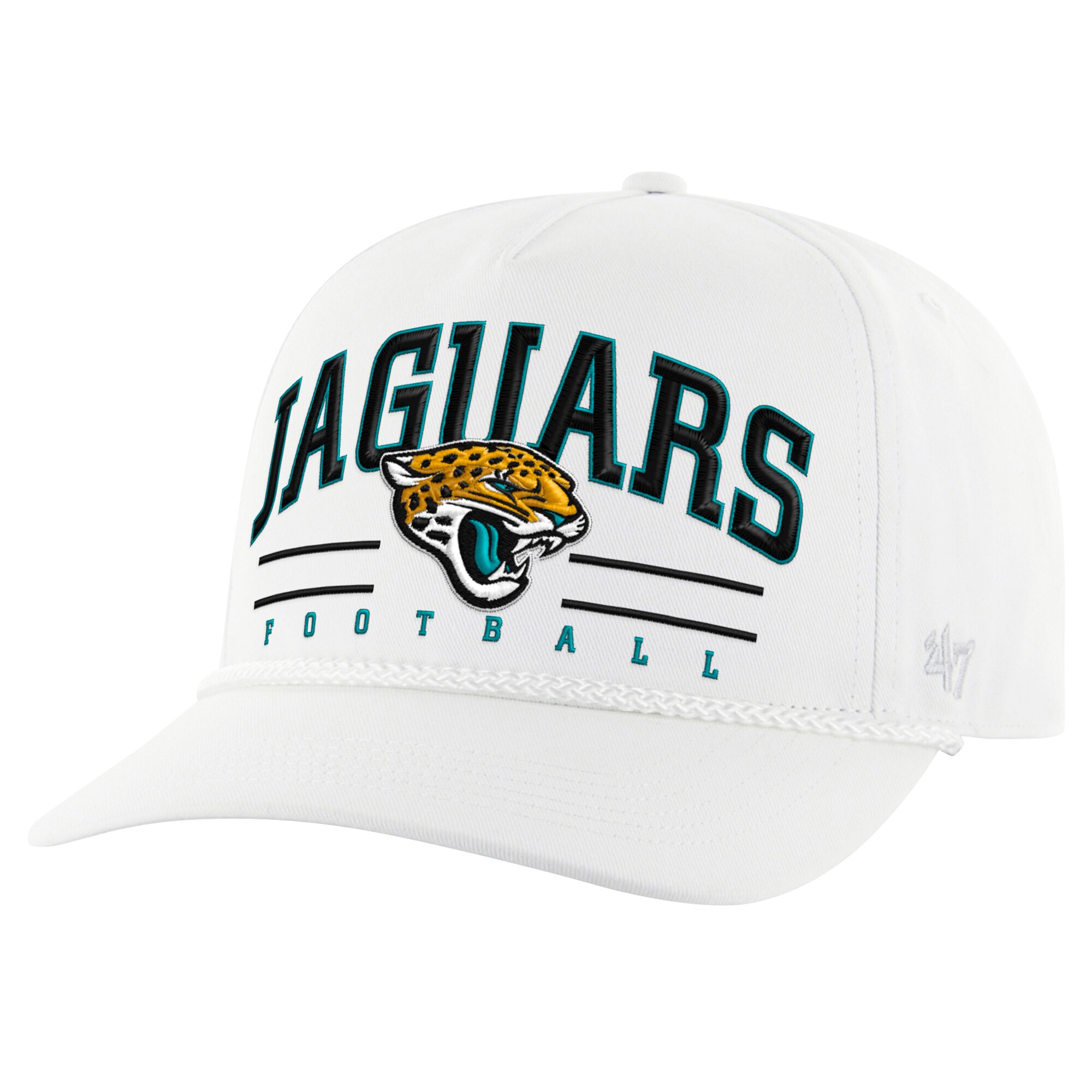 mens 47 white jacksonville jaguars roscoe hitch rope adjustable hat Collection – Jaguars Jerseys & Hats for Every Fan