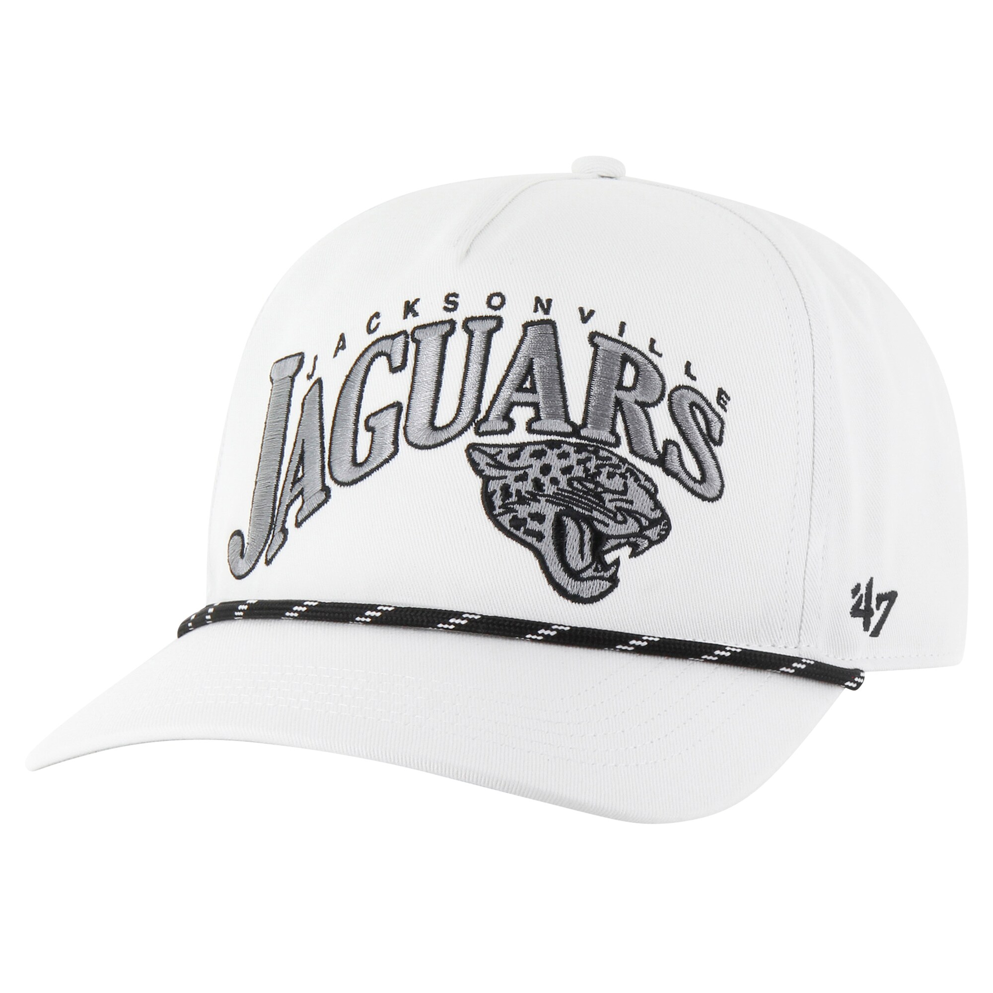 mens 47 white jacksonville jaguars wave speckle hitch rope adjustable hat Collection – Jaguars Jerseys & Hats for Every Fan