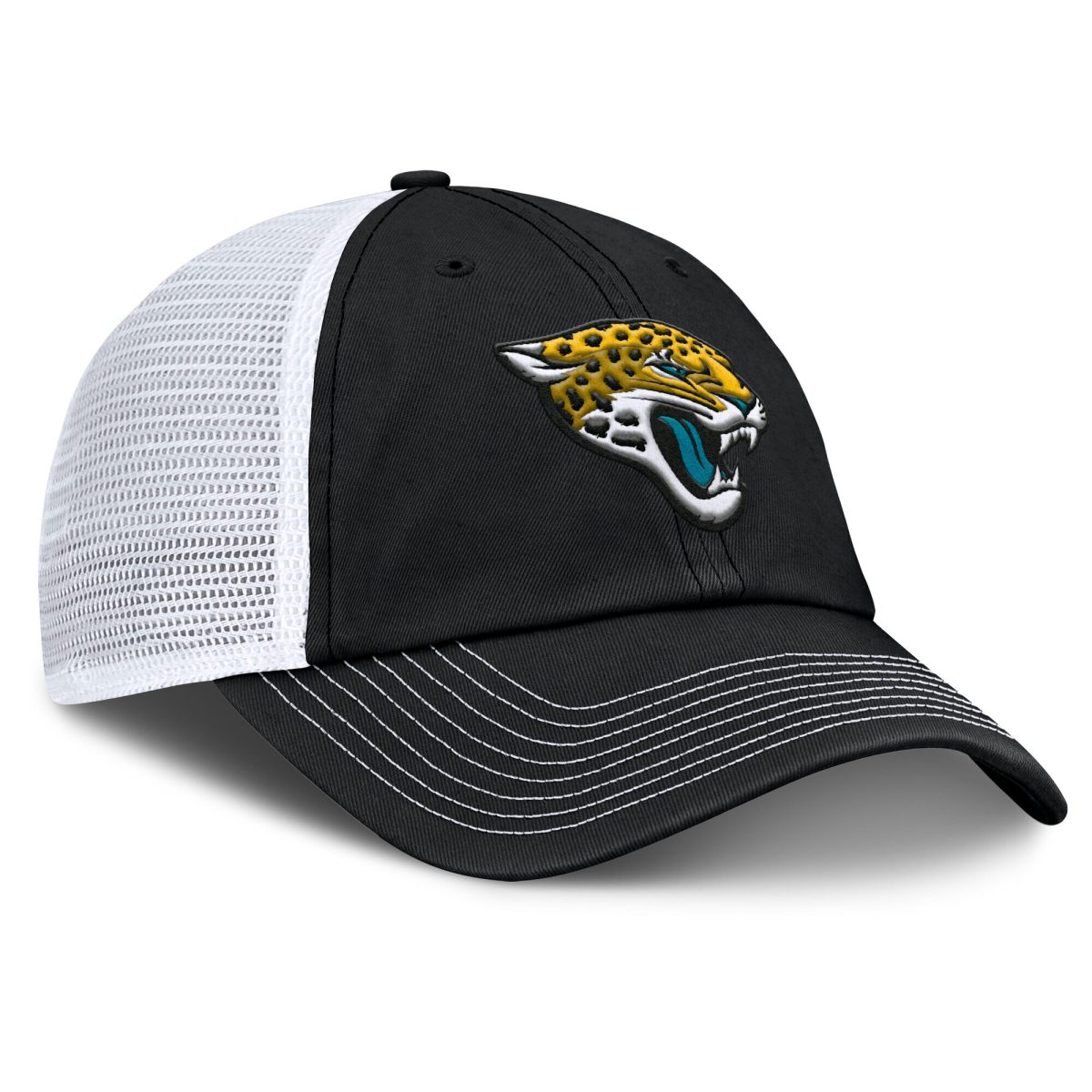 mens fanatics blackwhite jacksonville jaguars trucker adjustable hat Collection – Jaguars Jerseys & Hats for Every Fan