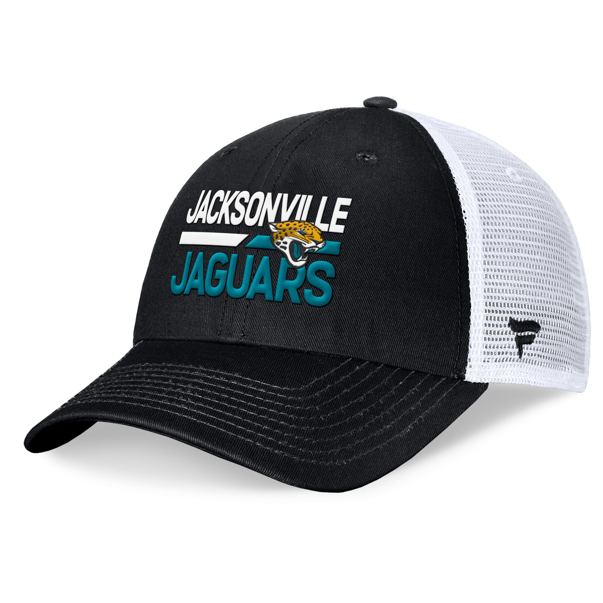 mens fanatics blackwhite jacksonville jaguars upper trucker adjustable hat Collection – Jaguars Jerseys & Hats for Every Fan