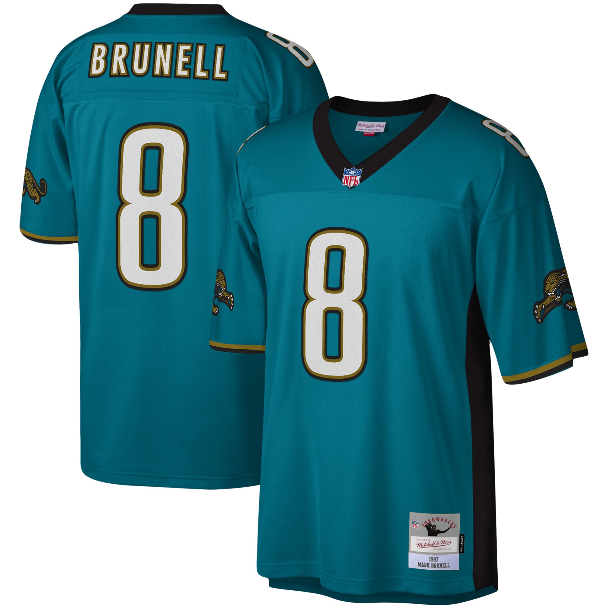mens mitchell amp ness mark brunell teal jacksonville jaguars legacy replica jersey Collection – Jaguars Jerseys & Hats for Every Fan