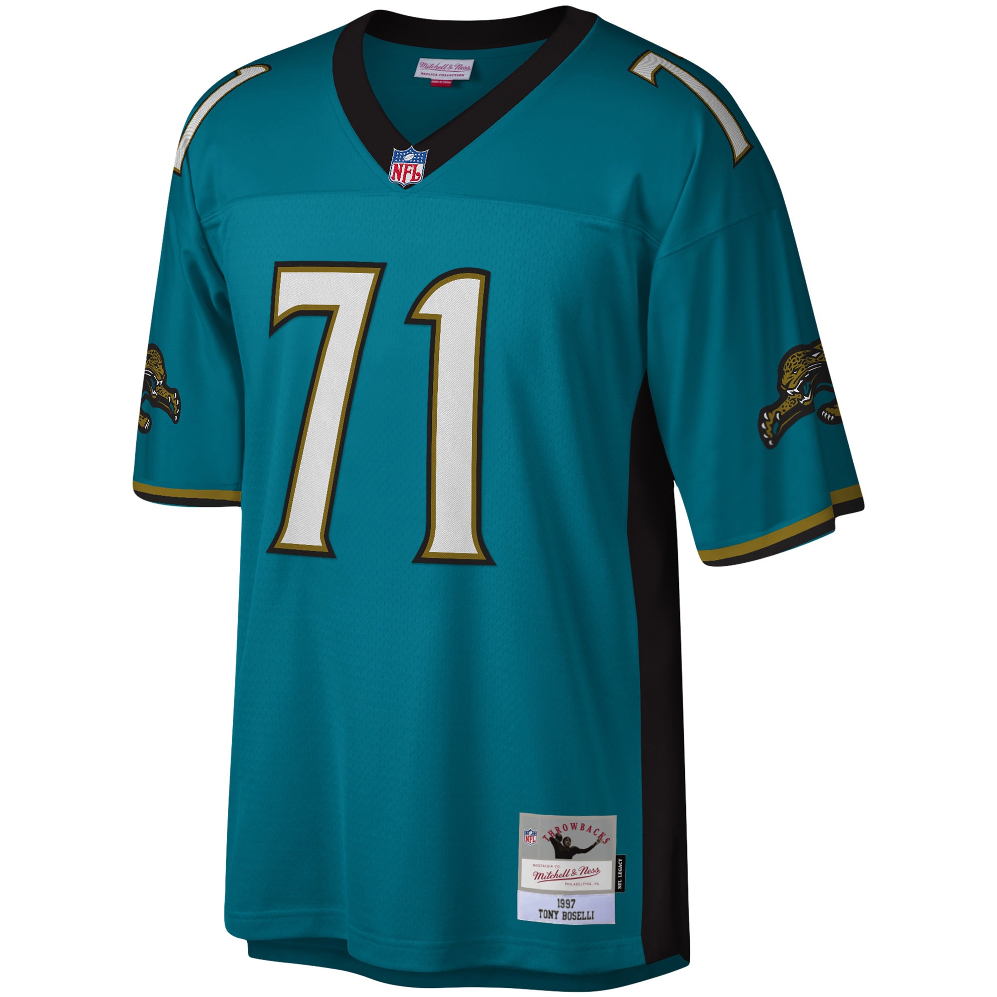 mens mitchell amp ness tony boselli teal jacksonville jaguars legacy replica jersey Collection – Jaguars Jerseys & Hats for Every Fan