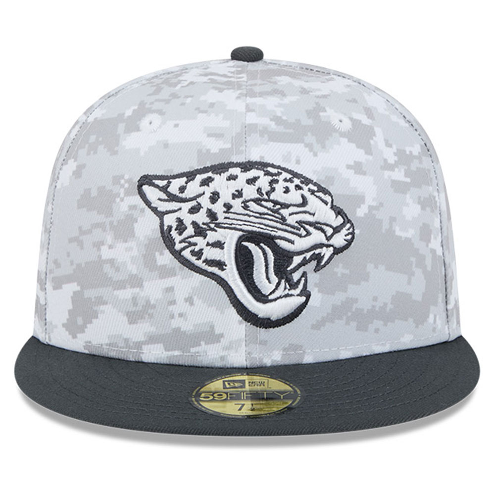 mens new era arctic camographite jacksonville jaguars 2024 salute to service 59fifty fitted hat Collection – Jaguars Jerseys & Hats for Every Fan