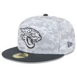 mens new era arctic camographite jacksonville jaguars 2024 salute to service 59fifty fitted hat Collection – Jaguars Jerseys & Hats for Every Fan