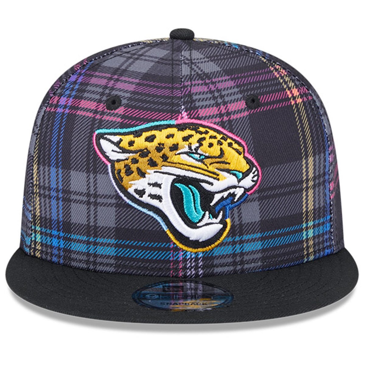 mens new era black jacksonville jaguars 2024 nfl crucial catch plaid 9fifty snapback hat Collection – Jaguars Jerseys & Hats for Every Fan