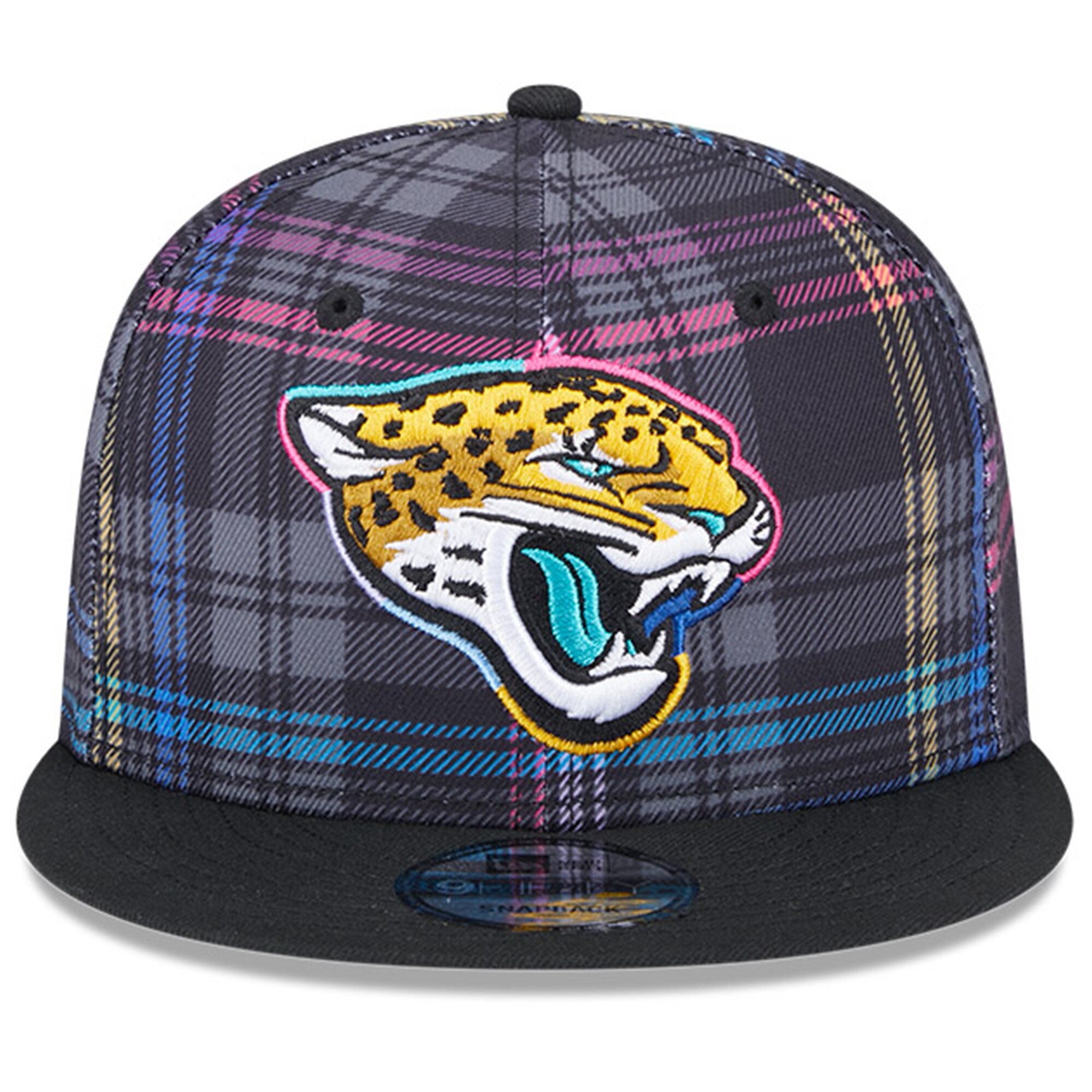 mens new era black jacksonville jaguars 2024 nfl crucial catch plaid 9fifty snapback hat Collection – Jaguars Jerseys & Hats for Every Fan