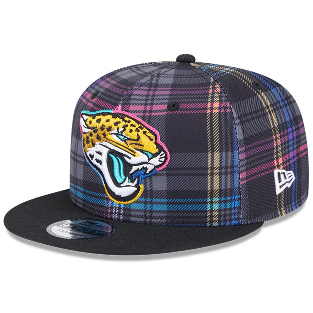 mens new era black jacksonville jaguars 2024 nfl crucial catch plaid 9fifty snapback hat Collection – Jaguars Jerseys & Hats for Every Fan