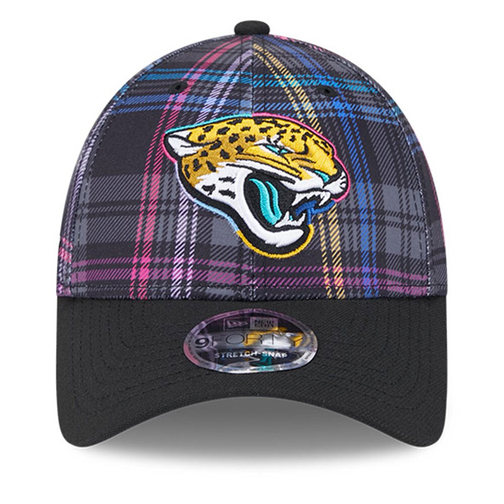 mens new era black jacksonville jaguars 2024 nfl crucial catch plaid 9forty adjustable hat Collection – Jaguars Jerseys & Hats for Every Fan