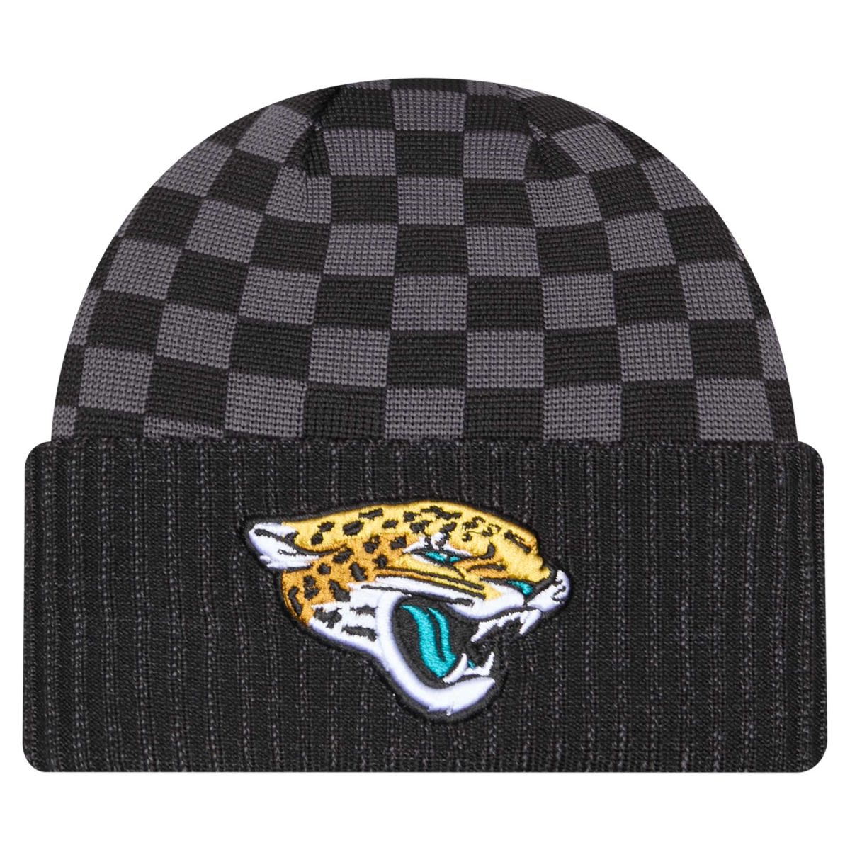 mens new era black jacksonville jaguars checkered cuffed knit hat Collection – Jaguars Jerseys & Hats for Every Fan