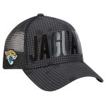 mens new era black jacksonville jaguars midnight ink tonal text a-frame trucker 9forty adjustable hat Collection – Jaguars Jerseys & Hats for Every Fan