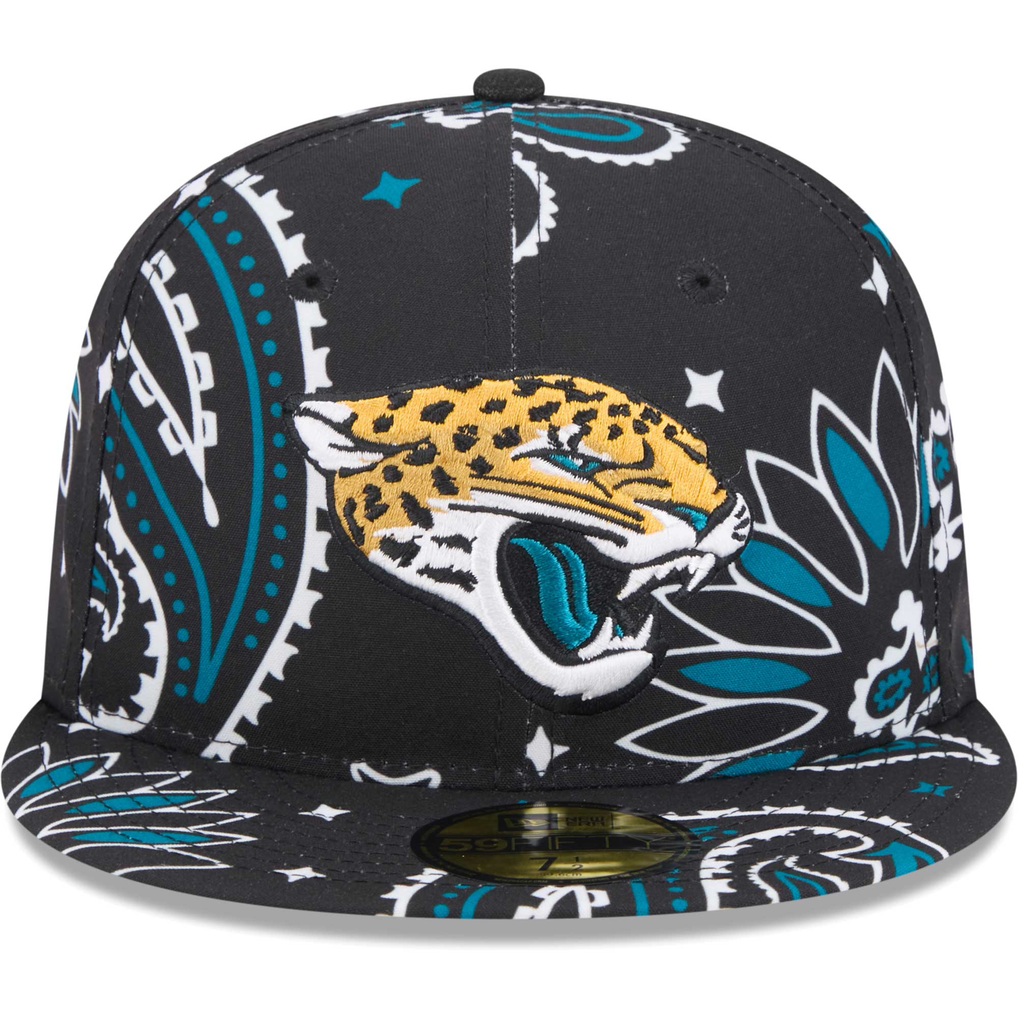 mens new era black jacksonville jaguars paisley 59fifty fitted hat Collection – Jaguars Jerseys & Hats for Every Fan