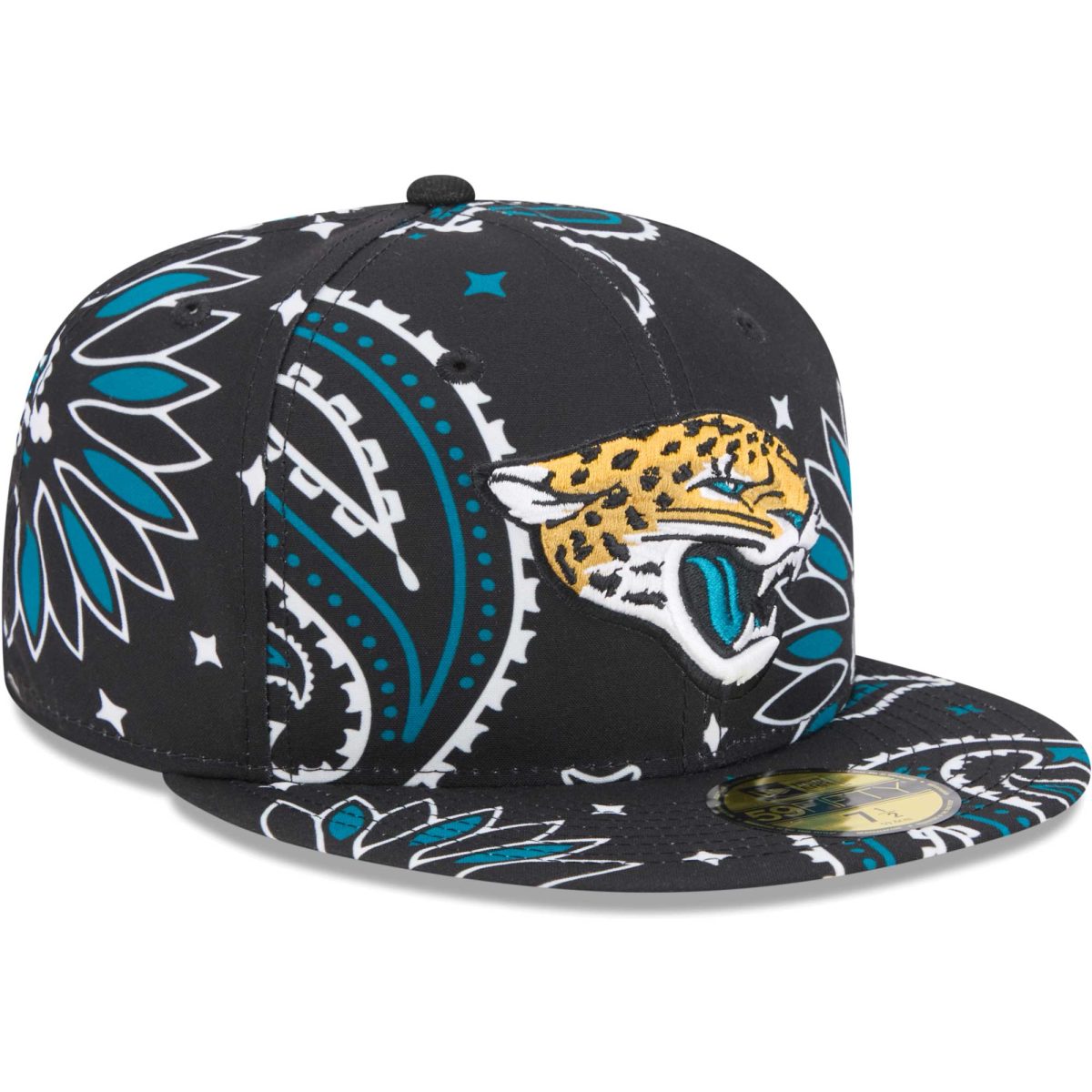 mens new era black jacksonville jaguars paisley 59fifty fitted hat Collection – Jaguars Jerseys & Hats for Every Fan