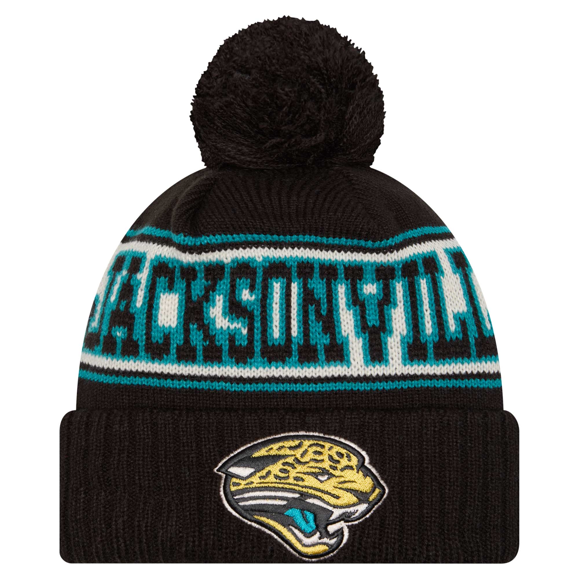 mens new era black jacksonville jaguars retro cuffed knit hat with pom Collection – Jaguars Jerseys & Hats for Every Fan
