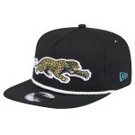 mens new era black jacksonville jaguars throwback crawl lockup golfer snapback hat Collection – Jaguars Jerseys & Hats for Every Fan