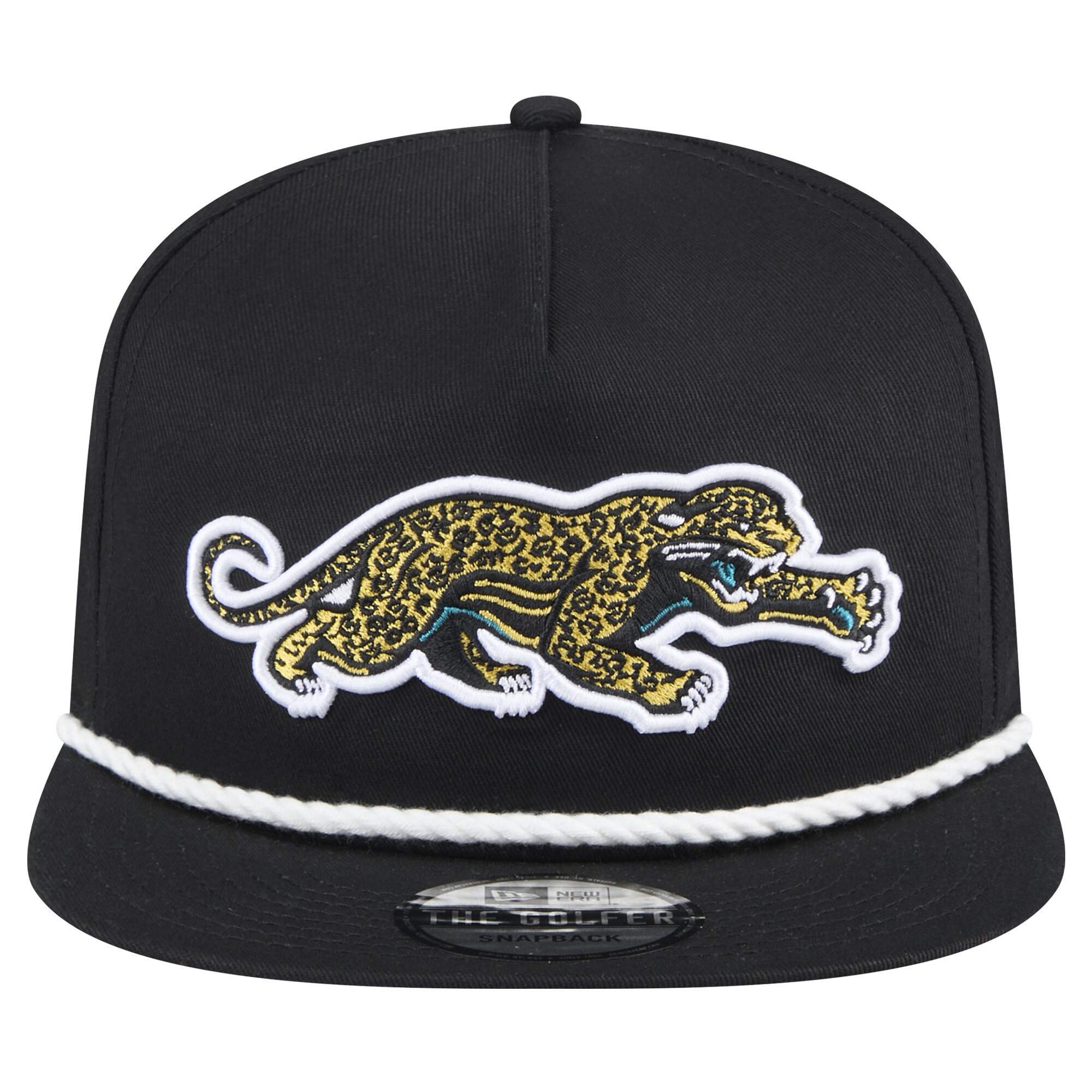 mens new era black jacksonville jaguars throwback crawl lockup golfer snapback hat Collection – Jaguars Jerseys & Hats for Every Fan