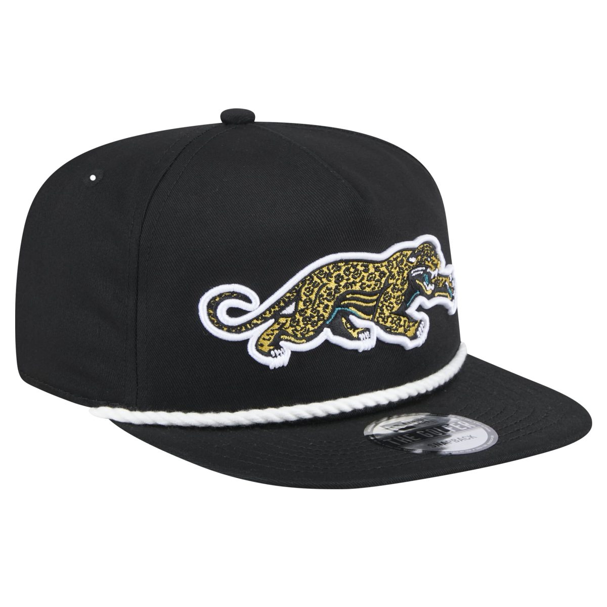 mens new era black jacksonville jaguars throwback crawl lockup golfer snapback hat Collection – Jaguars Jerseys & Hats for Every Fan