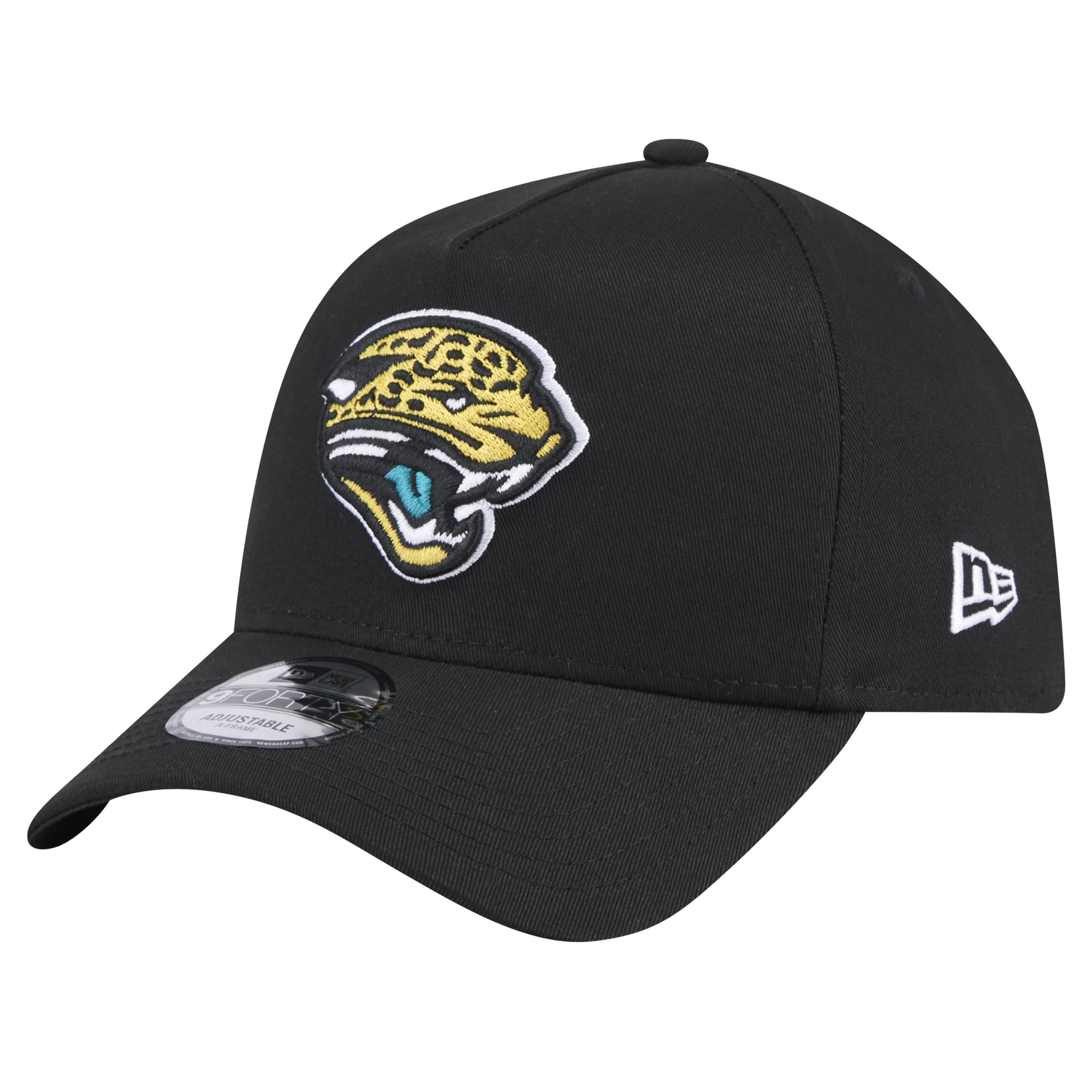 mens new era black jacksonville jaguars throwback logo standard a-frame 9forty adjustable hat Collection – Jaguars Jerseys & Hats for Every Fan