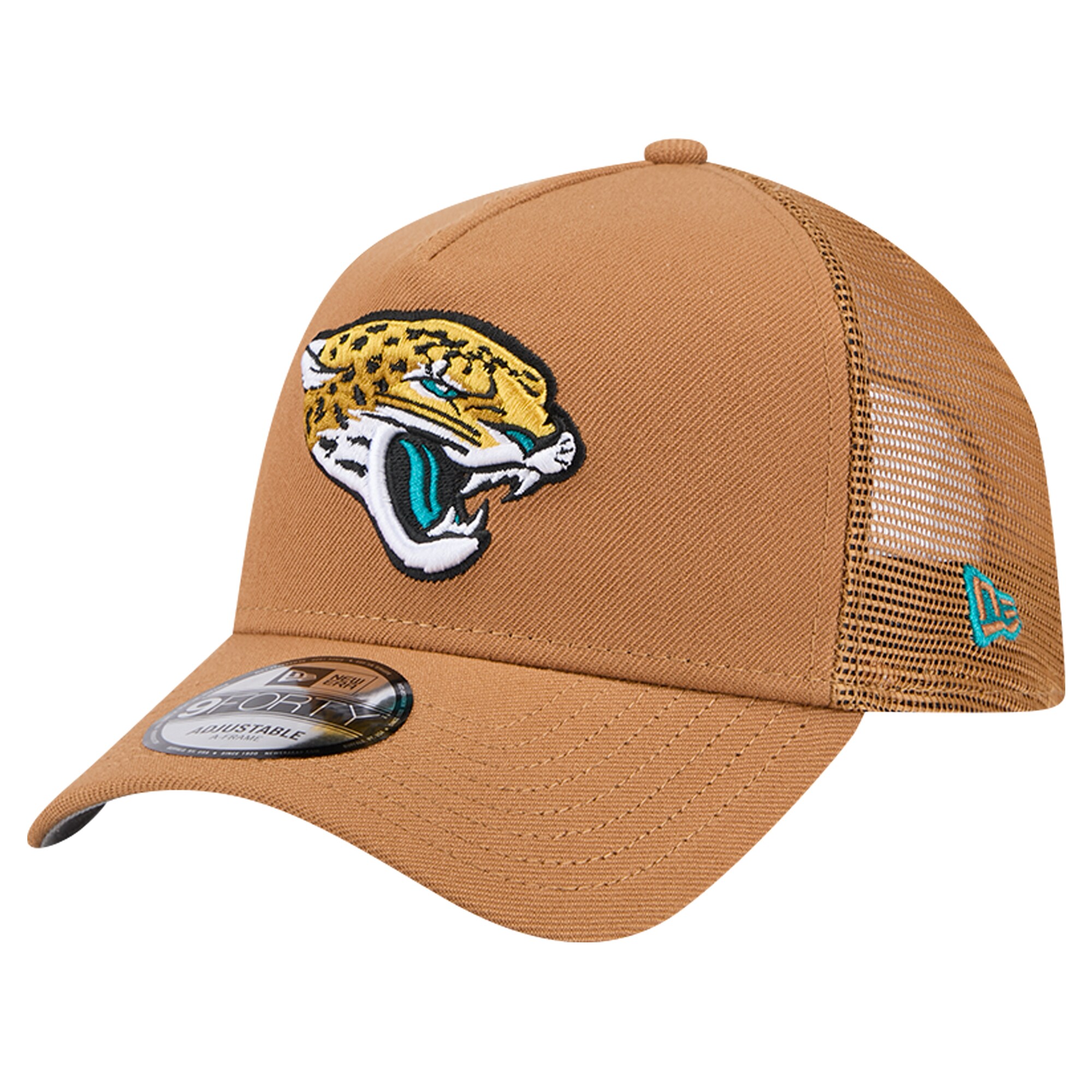 mens new era brown jacksonville jaguars color pack a-frame trucker 9forty adjustable hat Collection – Jaguars Jerseys & Hats for Every Fan