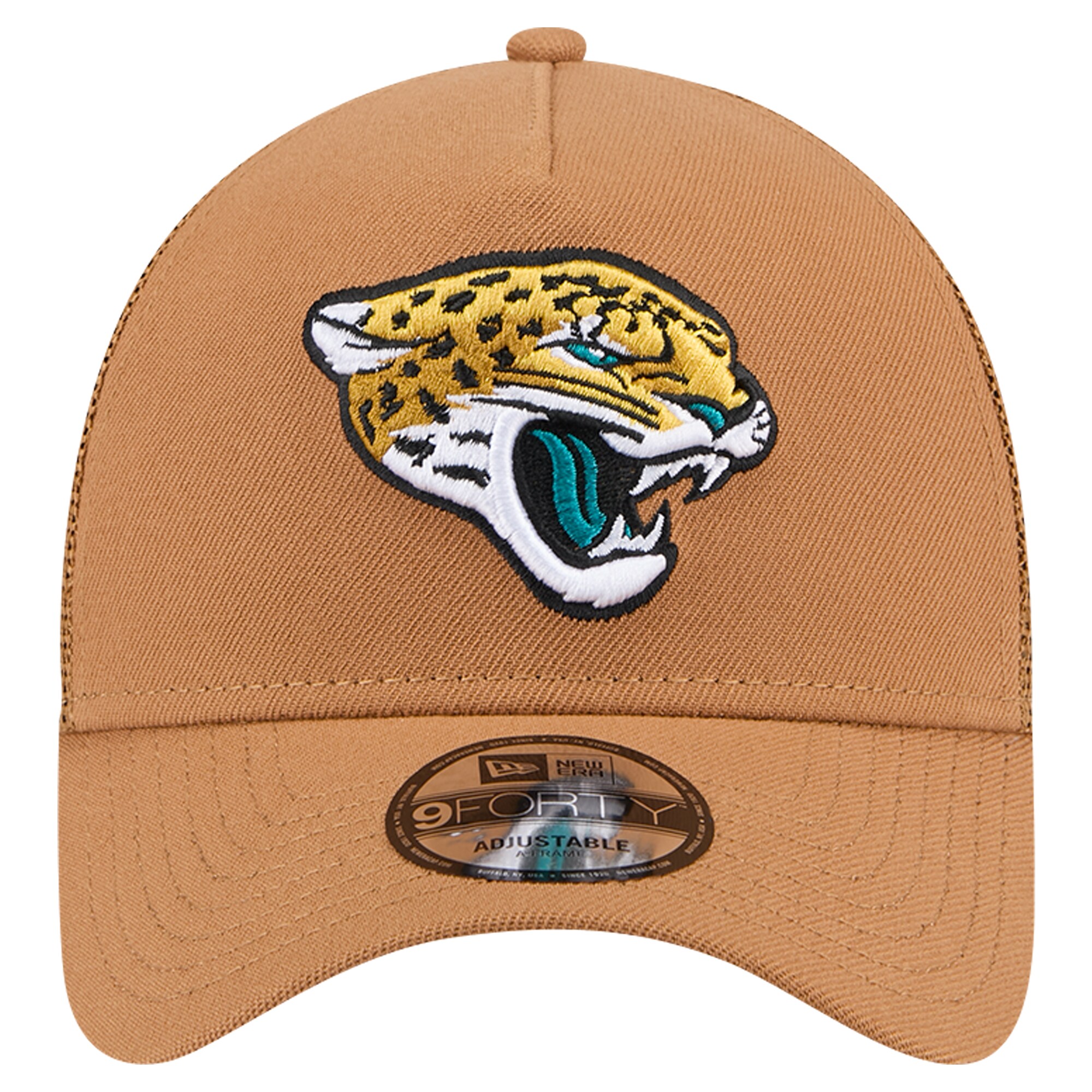 mens new era brown jacksonville jaguars color pack a-frame trucker 9forty adjustable hat Collection – Jaguars Jerseys & Hats for Every Fan