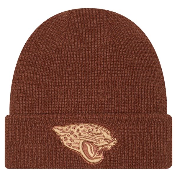 mens new era brown jacksonville jaguars tiramasu waffle cuffed knit hat Collection – Jaguars Jerseys & Hats for Every Fan
