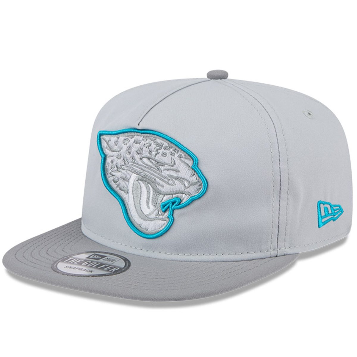 mens new era gray jacksonville jaguars 2024 nfl training camp golfer snapback hat Collection – Jaguars Jerseys & Hats for Every Fan