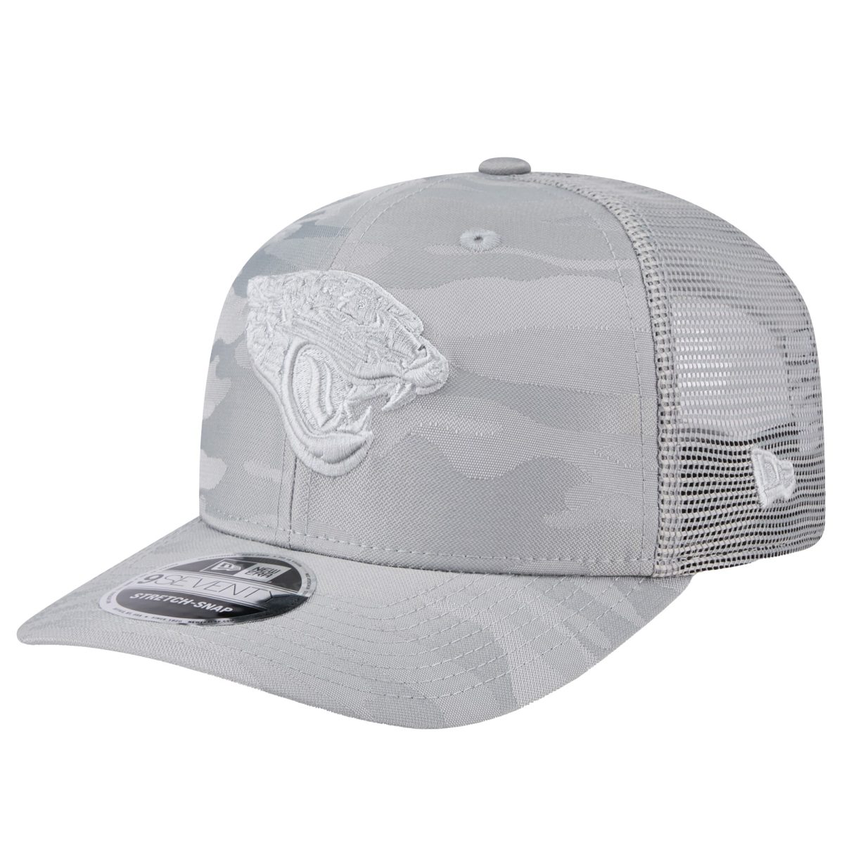 mens new era gray jacksonville jaguars adventure camo trucker 9seventy stretch-snap adjustable hat Collection – Jaguars Jerseys & Hats for Every Fan