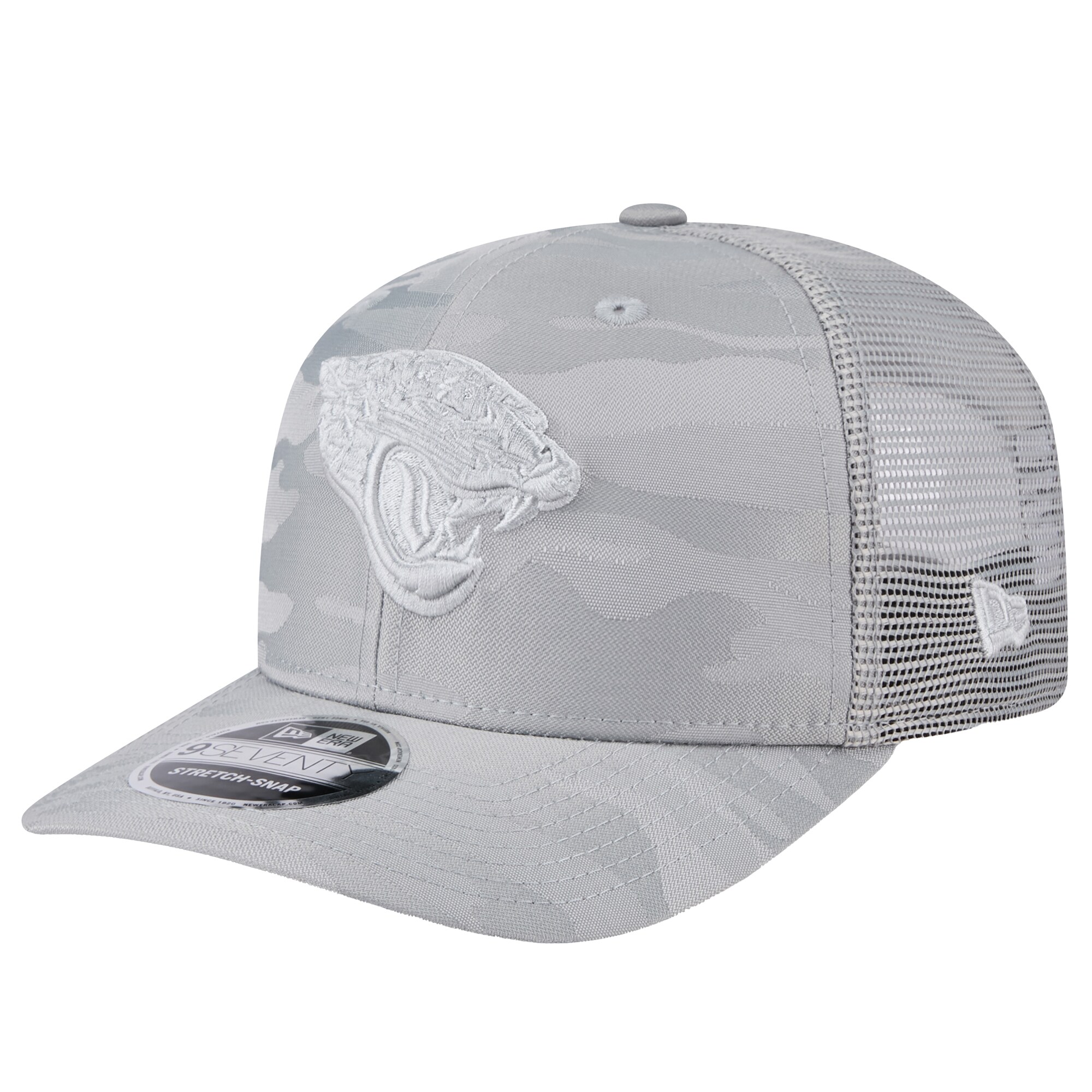 mens new era gray jacksonville jaguars adventure camo trucker 9seventy stretch-snap adjustable hat Collection – Jaguars Jerseys & Hats for Every Fan