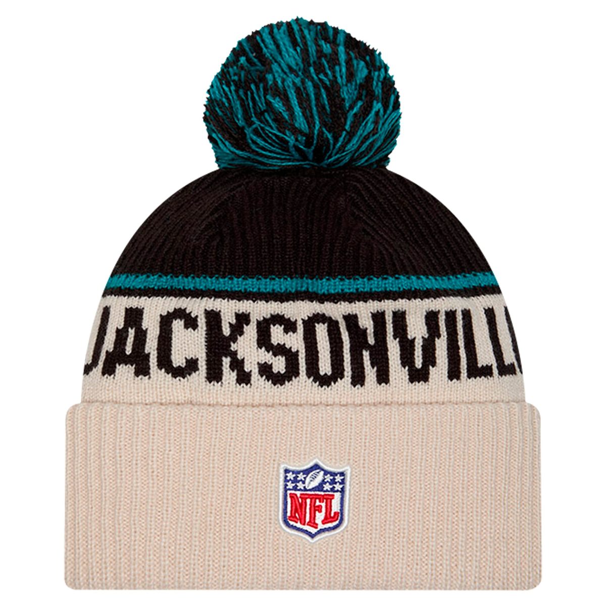 mens new era stone jacksonville jaguars nfl sideline historic cuffed knit hat with pom Collection – Jaguars Jerseys & Hats for Every Fan
