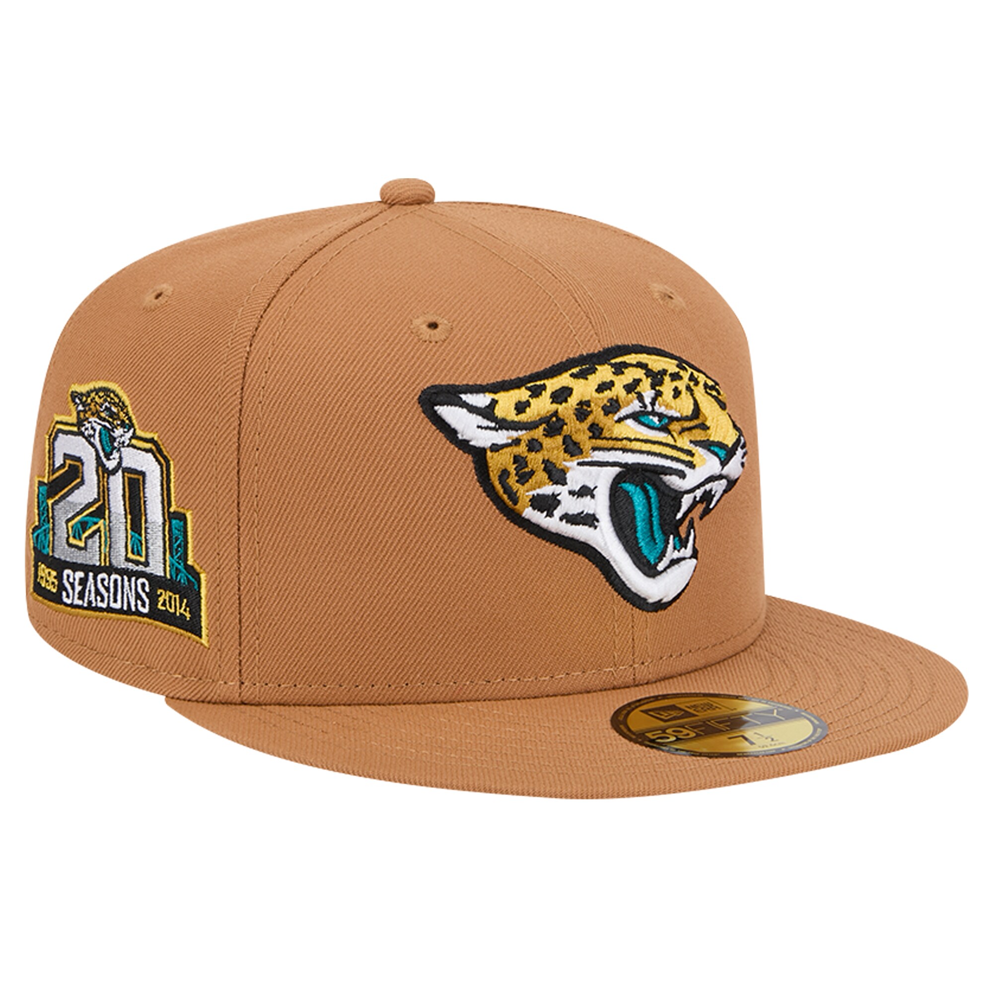 mens new era tan jacksonville jaguars color pack 59fifty fitted hat with side patch Collection – Jaguars Jerseys & Hats for Every Fan