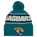 mens new era teal jacksonville jaguars 2024 sideline cuffed knit hat with pom Collection – Jaguars Jerseys & Hats for Every Fan