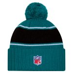 mens new era teal jacksonville jaguars 2024 sideline cuffed knit hat with pom Collection – Jaguars Jerseys & Hats for Every Fan