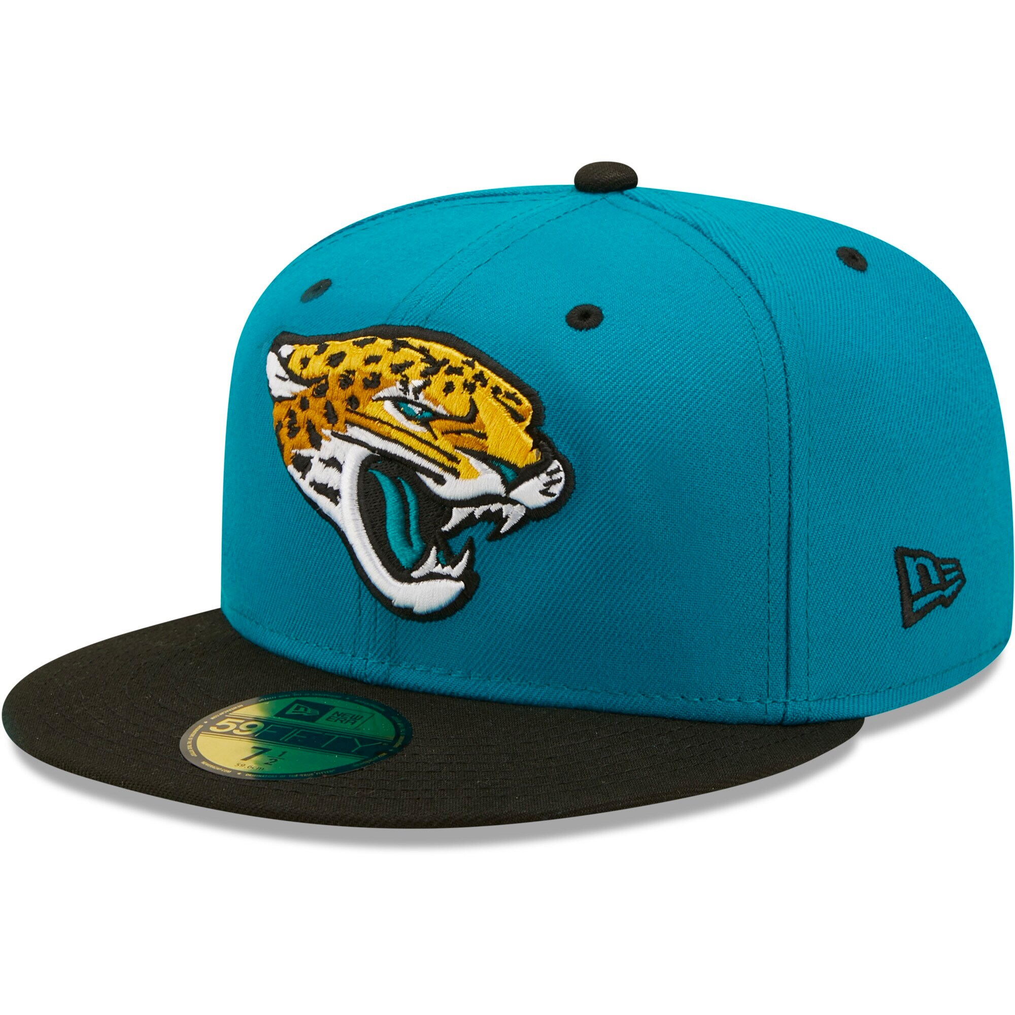 mens new era tealblack jacksonville jaguars flipside 2tone 59fifty fitted hat Collection – Jaguars Jerseys & Hats for Every Fan