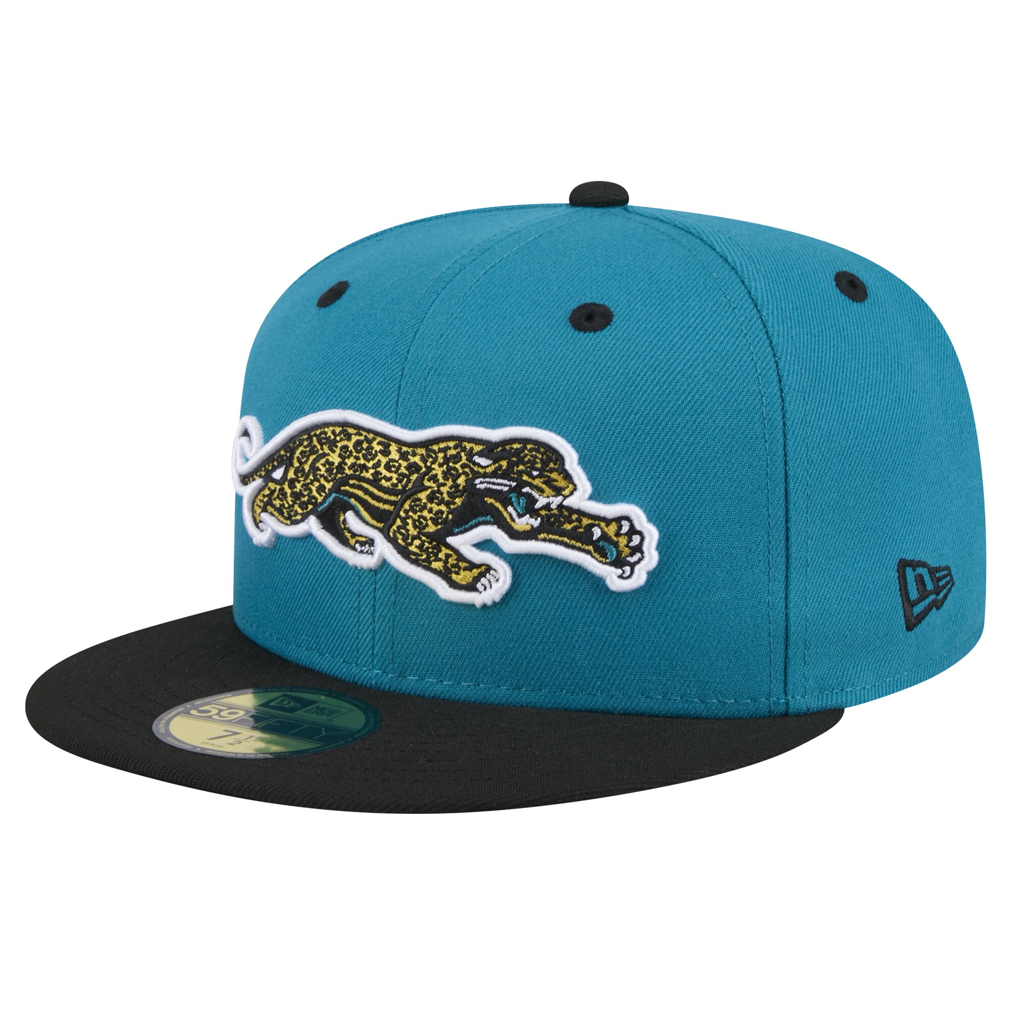 mens new era tealblack jacksonville jaguars throwback crawl flipside two-tone 59fifty fitted hat Collection – Jaguars Jerseys & Hats for Every Fan