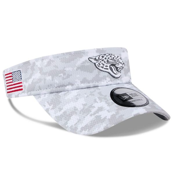 mens new era white jacksonville jaguars 2024 salute to service digital camo adjustable visor Collection – Jaguars Jerseys & Hats for Every Fan