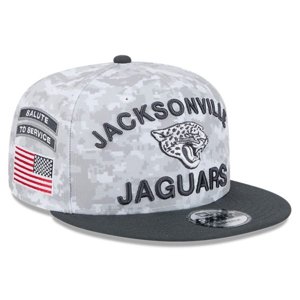 mens new era whitegraphite jacksonville jaguars 2024 salute to service 9fifty snapback hat Collection – Jaguars Jerseys & Hats for Every Fan
