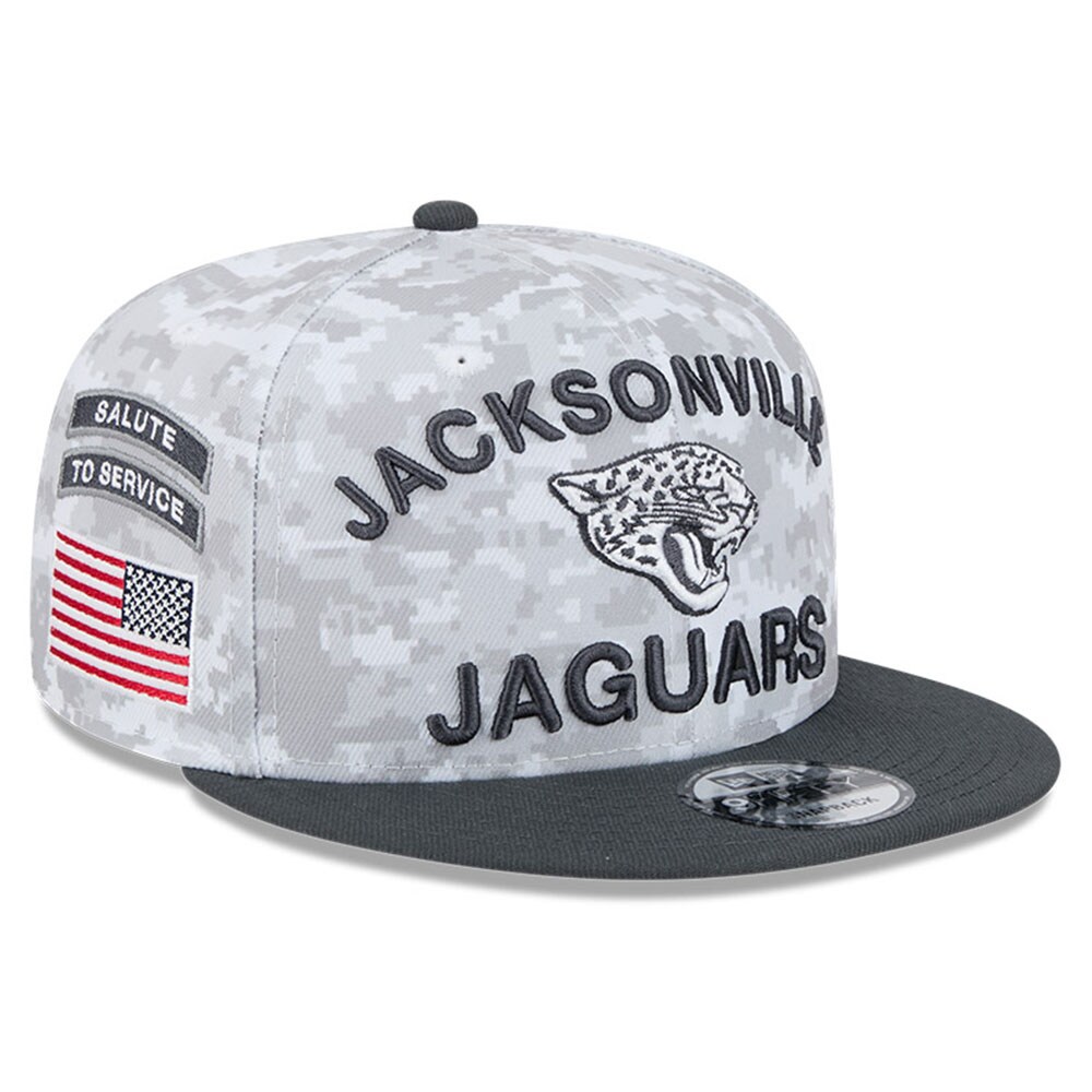 mens new era whitegraphite jacksonville jaguars 2024 salute to service 9fifty snapback hat Collection – Jaguars Jerseys & Hats for Every Fan