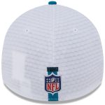 mens new era whiteteal jacksonville jaguars 2024 nfl training camp 39thirty flex hat Collection – Jaguars Jerseys & Hats for Every Fan