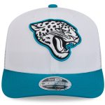 mens new era whiteteal jacksonville jaguars 2024 nfl training camp 9seventy trucker hat Collection – Jaguars Jerseys & Hats for Every Fan