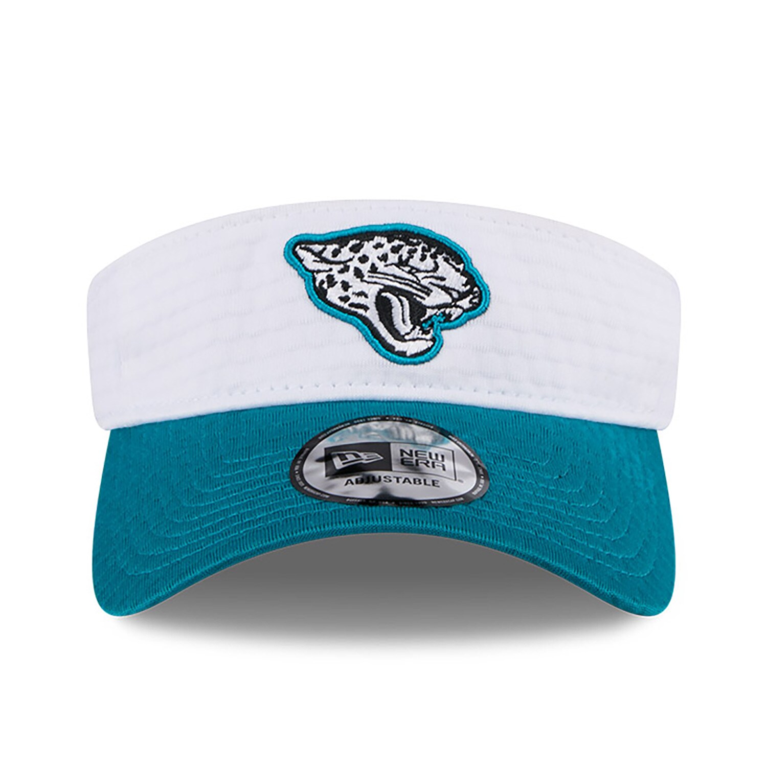 mens new era whiteteal jacksonville jaguars 2024 nfl training camp adjustable visor Collection – Jaguars Jerseys & Hats for Every Fan