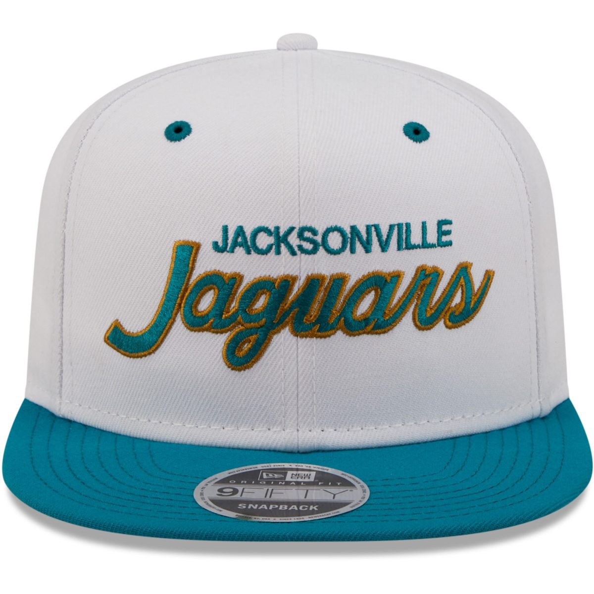 mens new era whiteteal jacksonville jaguars sparky original 9fifty snapback hat Collection – Jaguars Jerseys & Hats for Every Fan